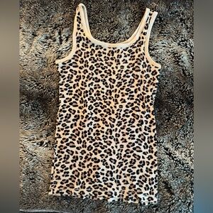 Cherokee Leopard Print Tank Top